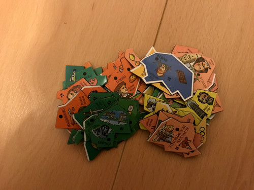 Lot magnets gaulois - le, carte
