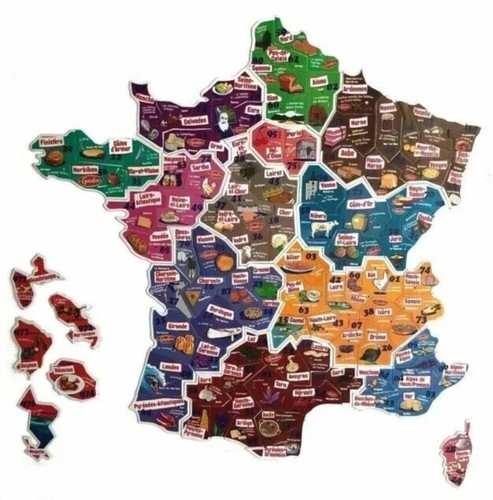 Magnet gaulois carte - magnet,