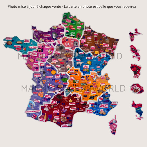 Carte complète magnets - carte,