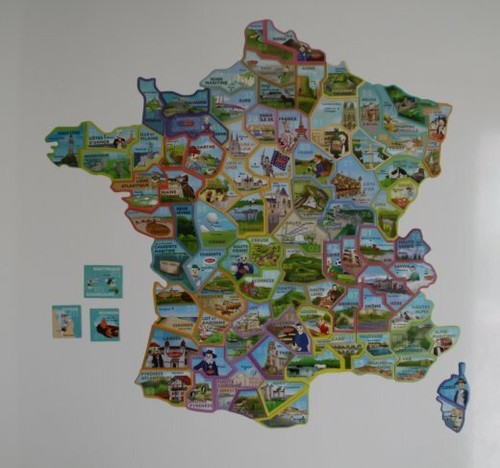 Magnet gaulois carte de - carte,